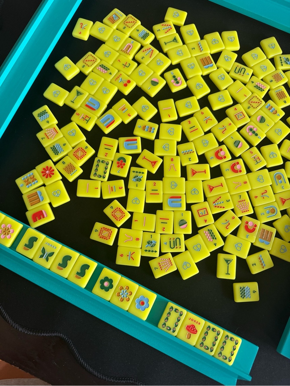 Peace Love Mahjong travel tiles!